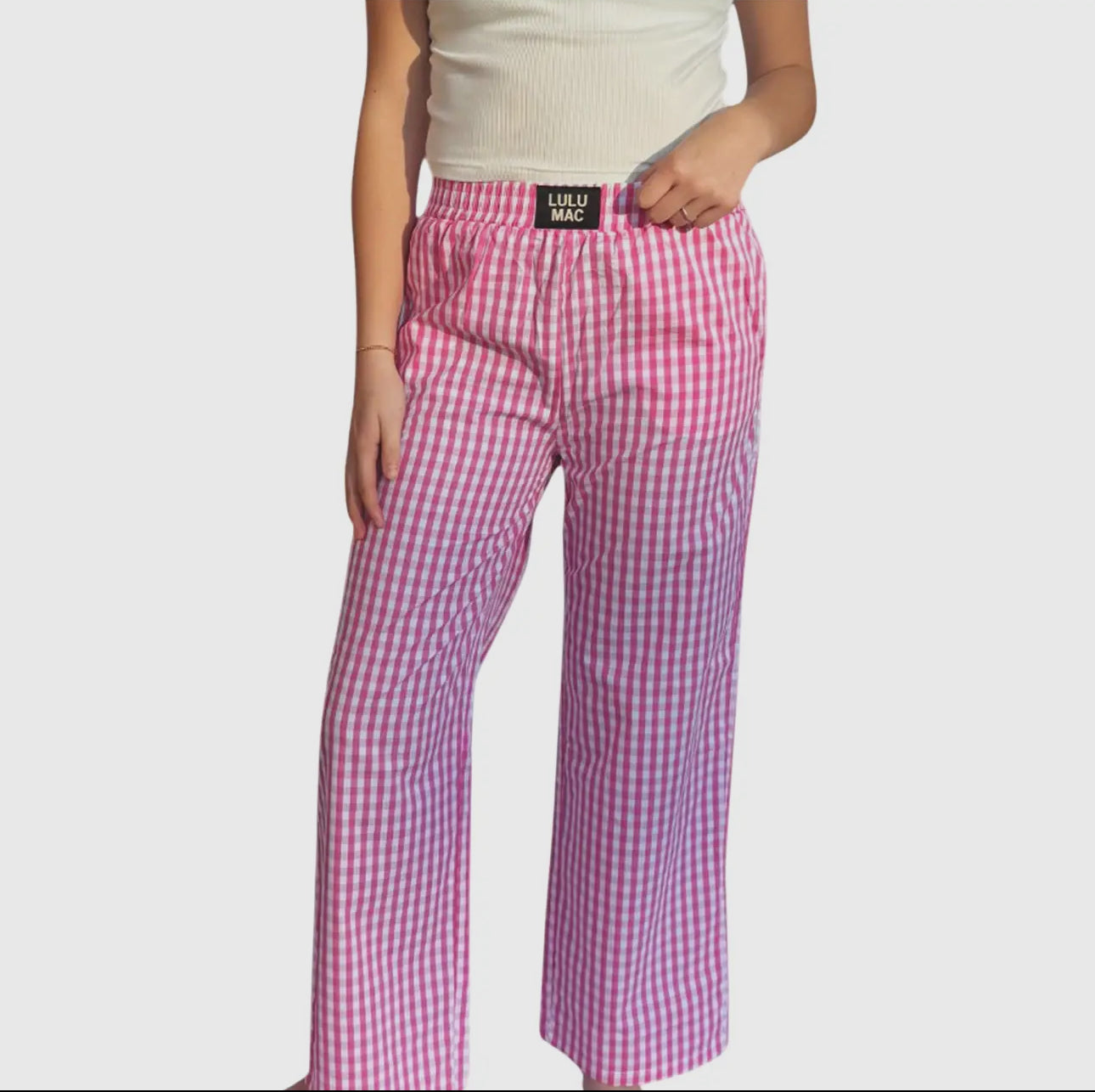 Lulu Mac Gingham Pants