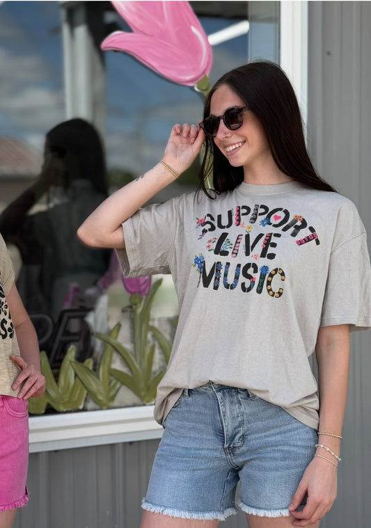 Natural Life Support Live Music Tee