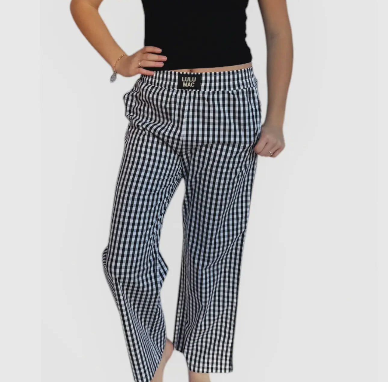 Lulu Mac Gingham Pants