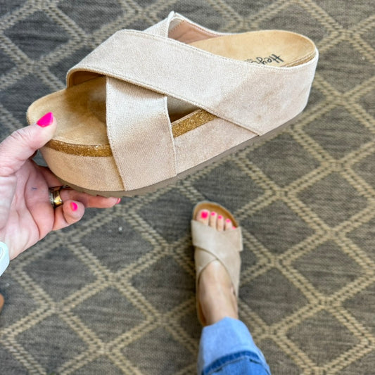 Corky's "Don't Cross Me" Sandal