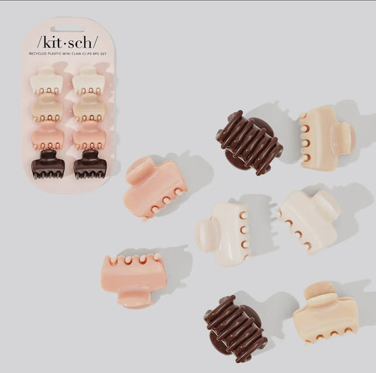 Kitsch Plastic Claw Clips 8PC