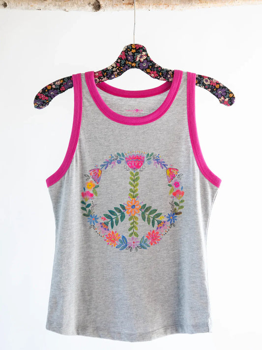 Peace Sign- Natural Life Tank Top